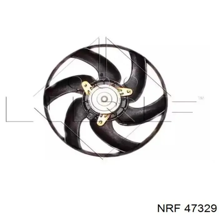 47329 NRF электровентилятор охлаждения в сборе (мотор+крыльчатка)