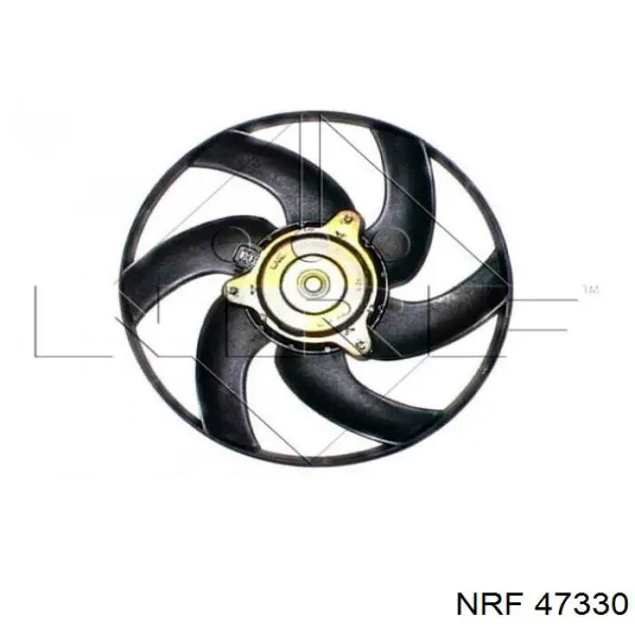 Ventilador (rodete +motor) refrigeración del motor con electromotor completo 47330 NRF