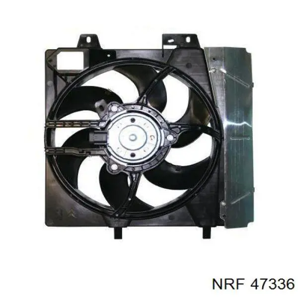 Difusor de radiador, ventilador de refrigeración, condensador del aire acondicionado, completo con motor y rodete 47336 NRF