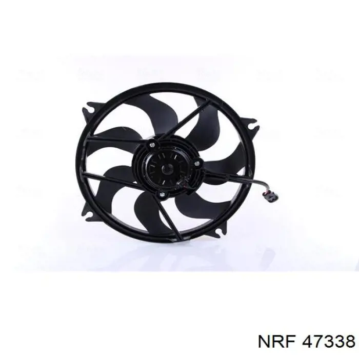 47338 NRF электровентилятор охлаждения в сборе (мотор+крыльчатка)