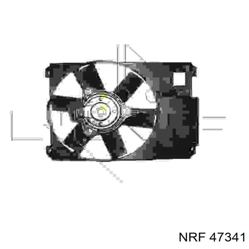 Ventilador (rodete +motor) refrigeración del motor con electromotor, izquierdo 47341 NRF