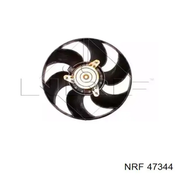 47344 NRF электровентилятор охлаждения в сборе (мотор+крыльчатка)