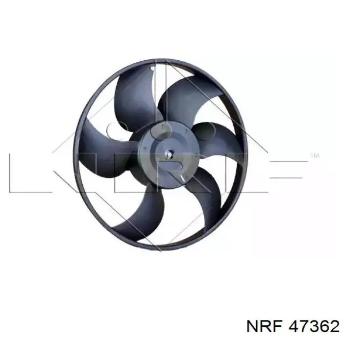 Электровентилятор охлаждения в сборе (мотор+крыльчатка) NRF 47362
