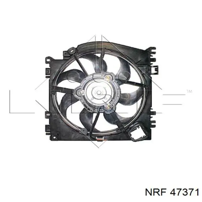 Диффузор радиатора охлаждения в сборе с мотором и крыльчаткой NRF 47371 цена, от 111.46 USD