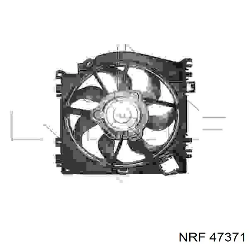Диффузор радиатора охлаждения, в сборе с мотором и крыльчаткой на Nissan Note E11