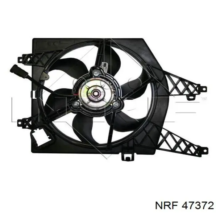 Вентилятор (крыльчатка) радиатора охлаждения на Nissan Note E11
