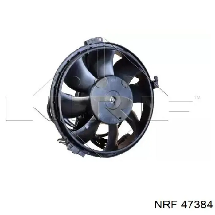 47384 NRF электровентилятор охлаждения в сборе (мотор+крыльчатка)