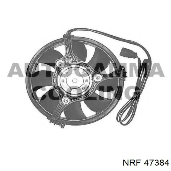 Ventilador (rodete +motor) refrigeración del motor con electromotor completo 47384 NRF