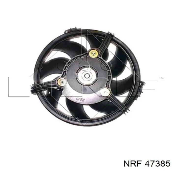 Ventilador (rodete +motor) refrigeración del motor con electromotor completo 47385 NRF