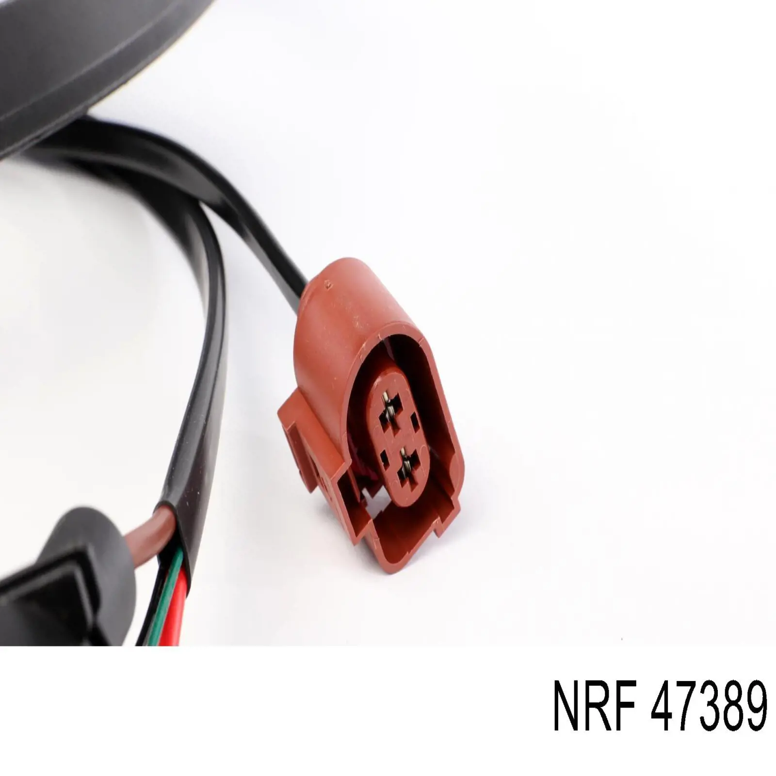 Электровентилятор охлаждения в сборе (мотор+крыльчатка) левый 47389 NRF