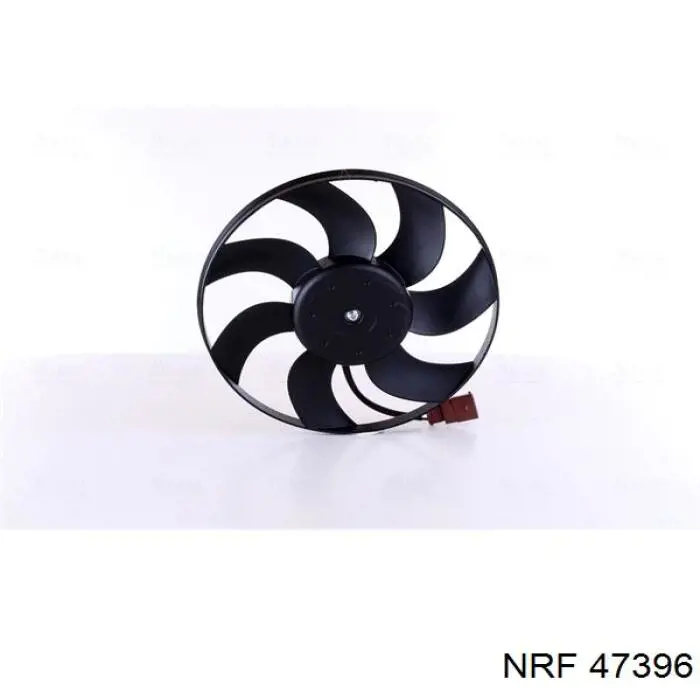 Электровентилятор охлаждения в сборе (мотор+крыльчатка) левый 47396 NRF