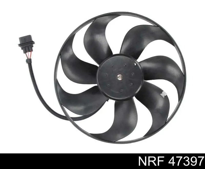 47397 NRF электровентилятор охлаждения в сборе (мотор+крыльчатка)
