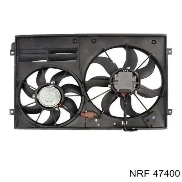 Диффузор радиатора охлаждения в сборе с крыльчаткой NRF 47400