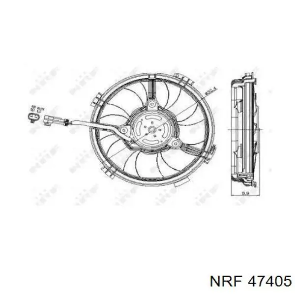 Мотор вентилятора системы охлаждения VAG 3B0959455C цена, от 138.46 USD