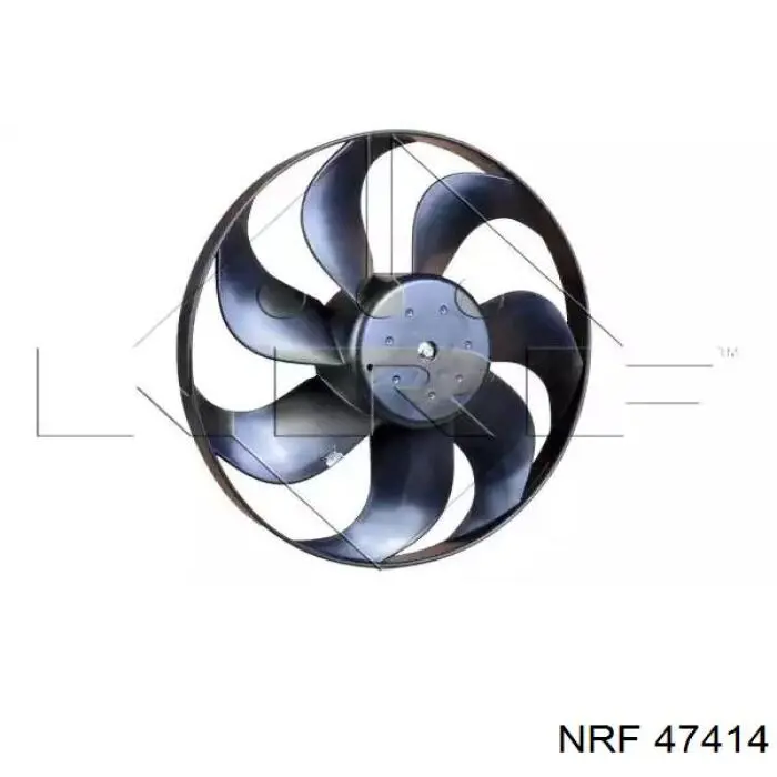 47414 NRF электровентилятор охлаждения в сборе (мотор+крыльчатка)