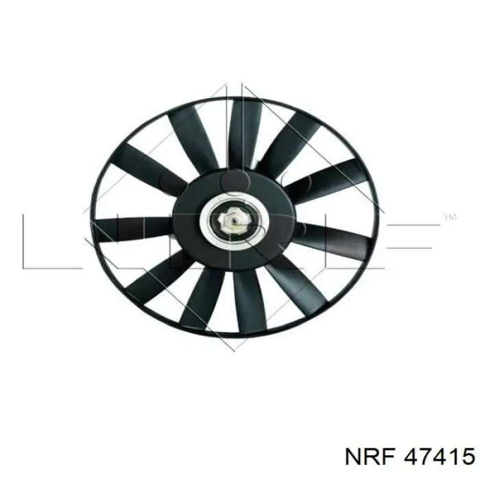 Ventilador (rodete +motor) refrigeración del motor con electromotor completo 47415 NRF