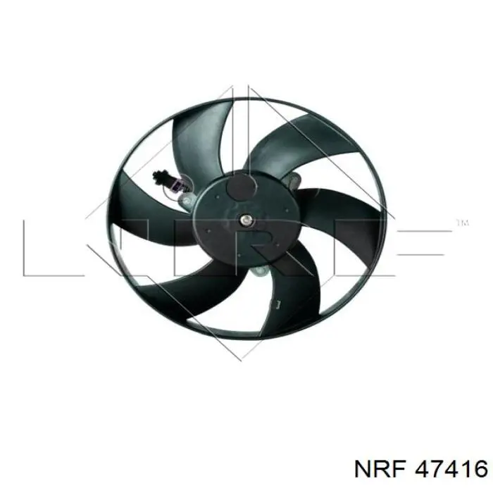 Ventilador (rodete +motor) refrigeración del motor con electromotor completo 47416 NRF