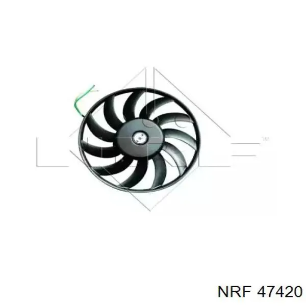 47420 NRF электровентилятор охлаждения в сборе (мотор+крыльчатка левый)