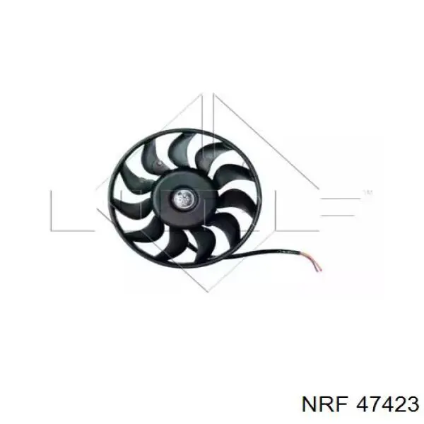 47423 NRF электровентилятор охлаждения в сборе (мотор+крыльчатка правый)