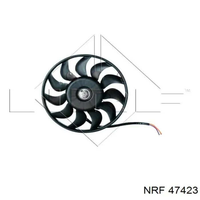 Ventilador (rodete +motor) refrigeración del motor con electromotor derecho 47423 NRF