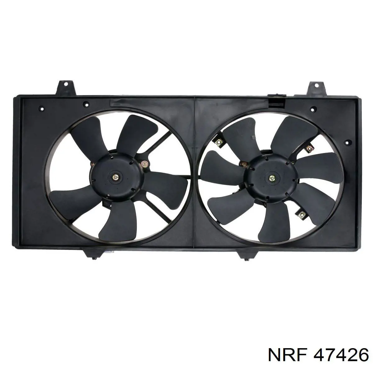 Difusor de radiador, ventilador de refrigeración, condensador del aire acondicionado, completo con motor y rodete 47426 NRF