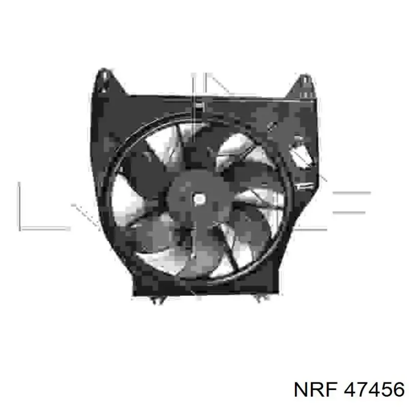 Difusor de radiador, aire acondicionado, completo con motor y rodete 47456 NRF