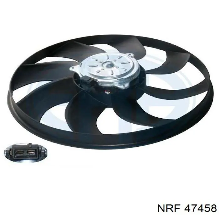 Ventilador (rodete +motor) refrigeración del motor con electromotor completo 47458 NRF