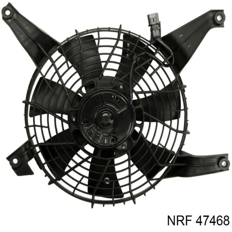 Difusor de radiador, aire acondicionado, completo con motor y rodete 47468 NRF