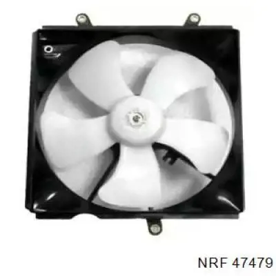 Difusor de radiador, ventilador de refrigeración, condensador del aire acondicionado, completo con motor y rodete 47479 NRF