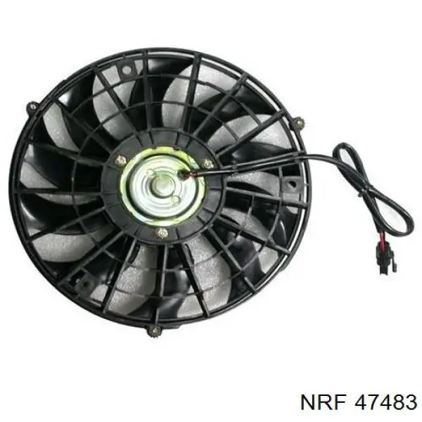 47483 NRF электровентилятор кондиционера в сборе (мотор+крыльчатка)