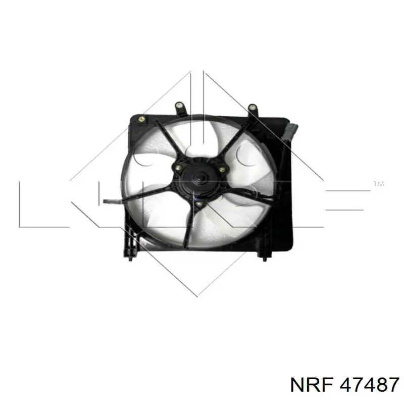 Крыльчатка радиатора охлаждения 47487 NRF