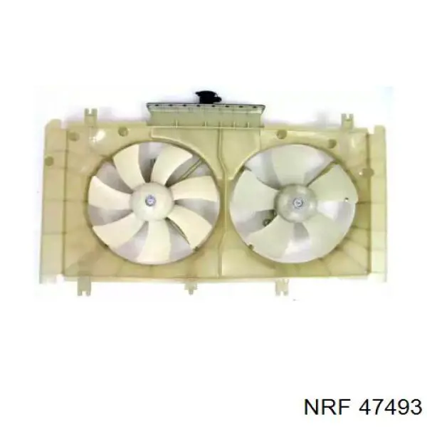 Difusor de radiador, ventilador de refrigeración, condensador del aire acondicionado, completo con motor y rodete 47493 NRF