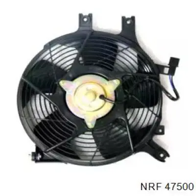 Difusor de radiador, aire acondicionado, completo con motor y rodete 47500 NRF