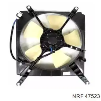 Difusor de radiador, ventilador de refrigeración, condensador del aire acondicionado, completo con motor y rodete 47523 NRF