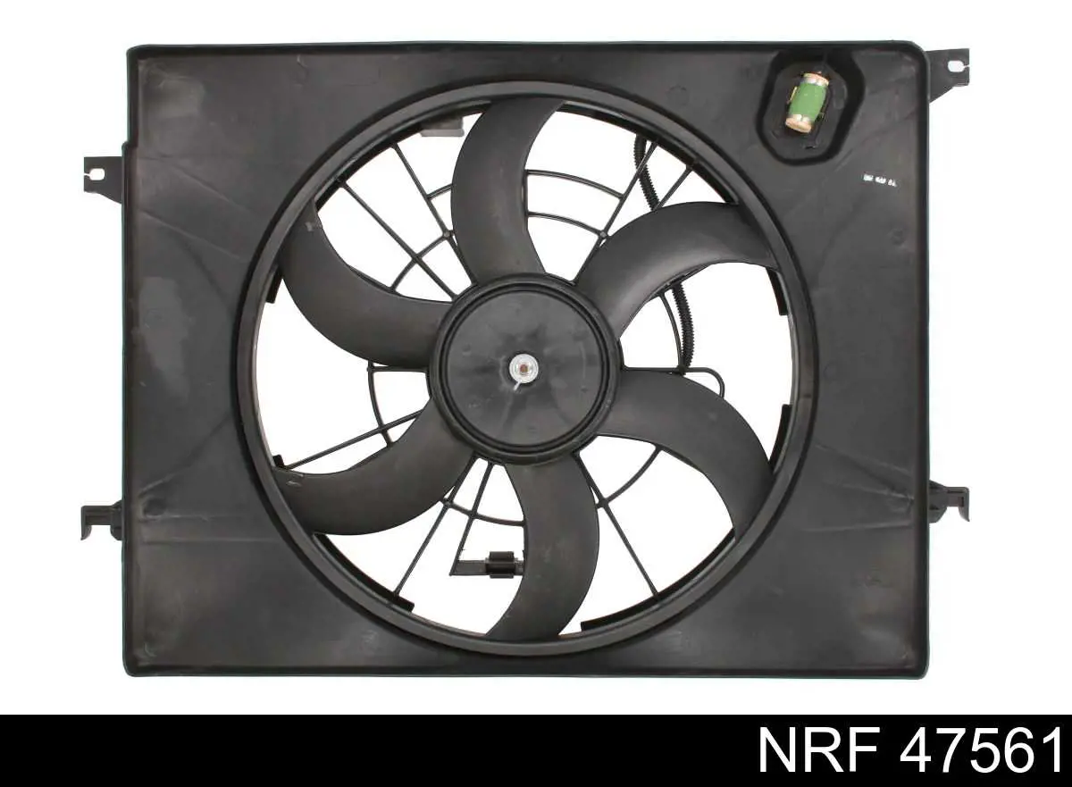 Вентилятор (крыльчатка) радиатора охлаждения на KIA Sportage SL