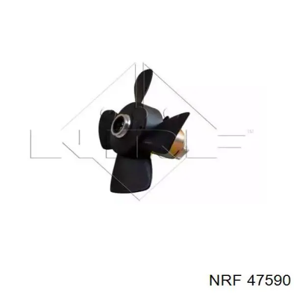 47590 NRF электровентилятор охлаждения в сборе (мотор+крыльчатка)
