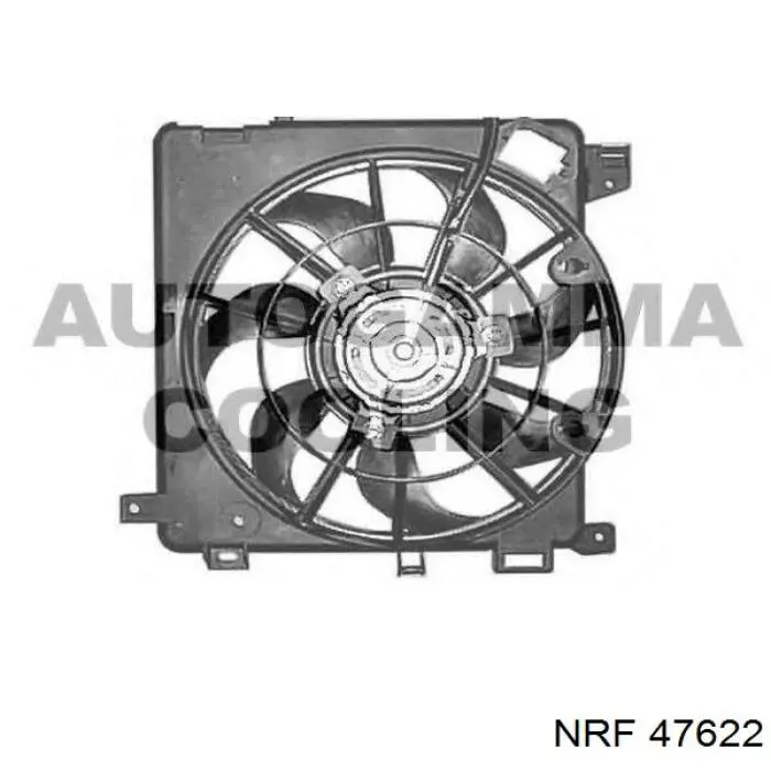 Rodete ventilador, refrigeración de motor 47622 NRF