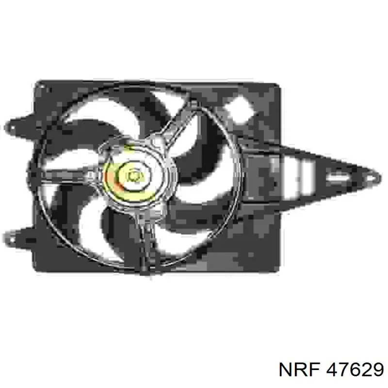 Difusor de radiador, ventilador de refrigeración, condensador del aire acondicionado, completo con motor y rodete 47629 NRF