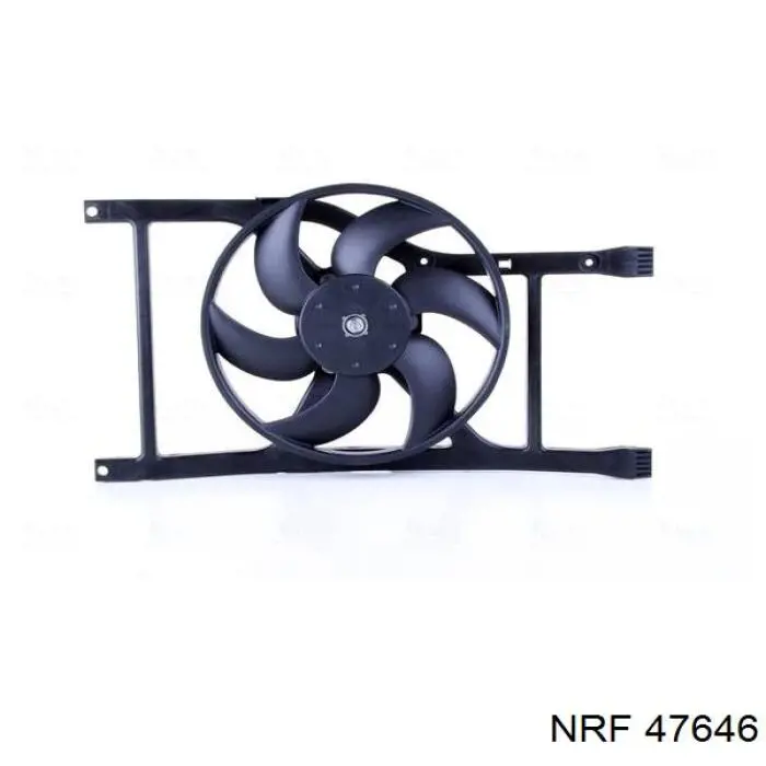 Ventilador (rodete +motor) refrigeración del motor con electromotor completo 47646 NRF