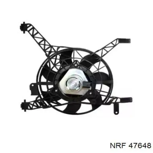 47648 NRF электровентилятор охлаждения в сборе (мотор+крыльчатка)