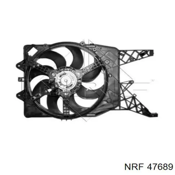 Вентилятор (крыльчатка) радиатора охлаждения NRF 47689