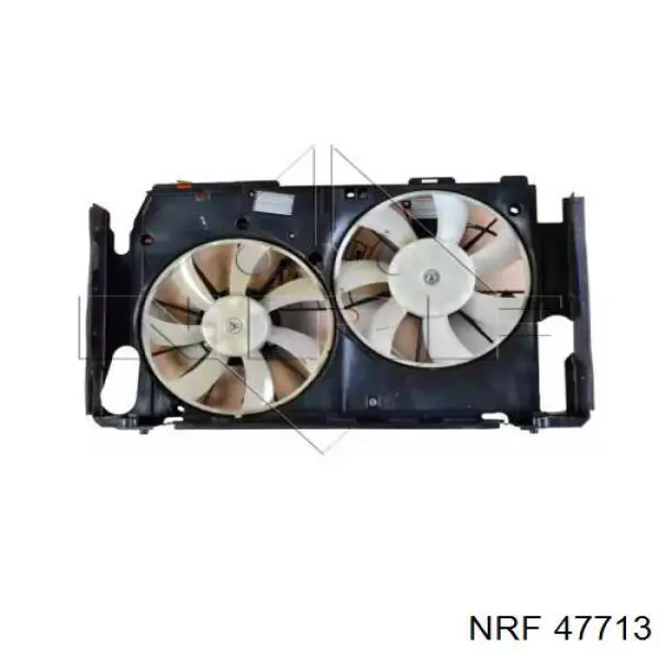 Difusor de radiador, ventilador de refrigeración, condensador del aire acondicionado, completo con motor y rodete 47713 NRF