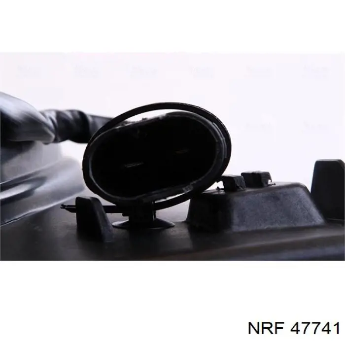 Difusor de radiador, ventilador de refrigeración, condensador del aire acondicionado, completo con motor y rodete 47741 NRF