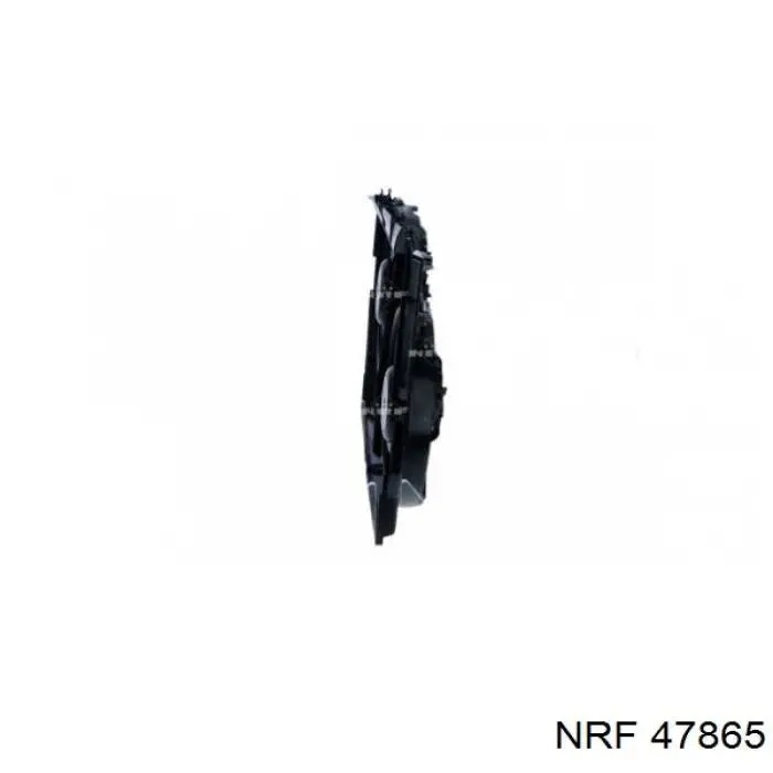 Difusor de radiador, ventilador de refrigeración, condensador del aire acondicionado, completo con motor y rodete 47865 NRF