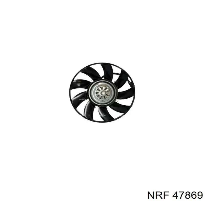 47869 NRF электровентилятор охлаждения в сборе (мотор+крыльчатка)