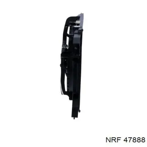 Difusor de radiador, ventilador de refrigeración, condensador del aire acondicionado, completo con motor y rodete 47888 NRF