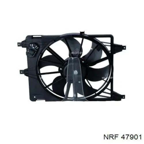 Ventilador (rodete +motor) refrigeración del motor con electromotor completo 47901 NRF