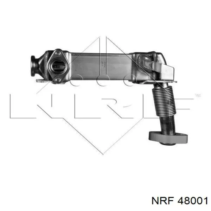 48001 NRF radiador do sistema egr de recirculação dos gases de escape