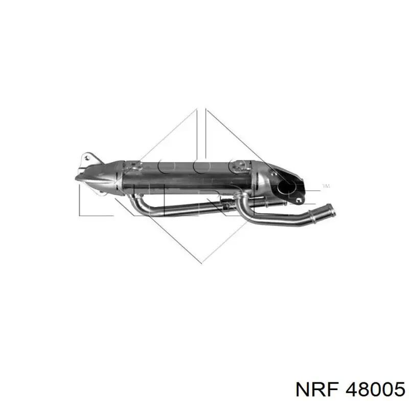 Радиатор системы рециркуляции ОГ NRF 48005