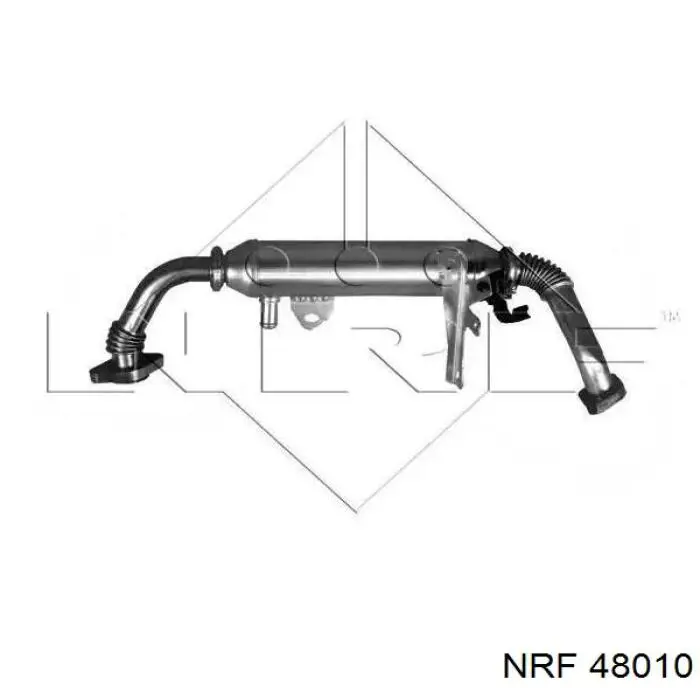 Радиатор системы EGR рециркуляции выхлопных газов на Fiat Doblo 223